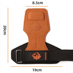 2PC Gym Palm Protector Weightlifting Fitness Glove Stamping Bear Head Lifting Strap for Deadlifts Rowing Pull-Up Various Sports