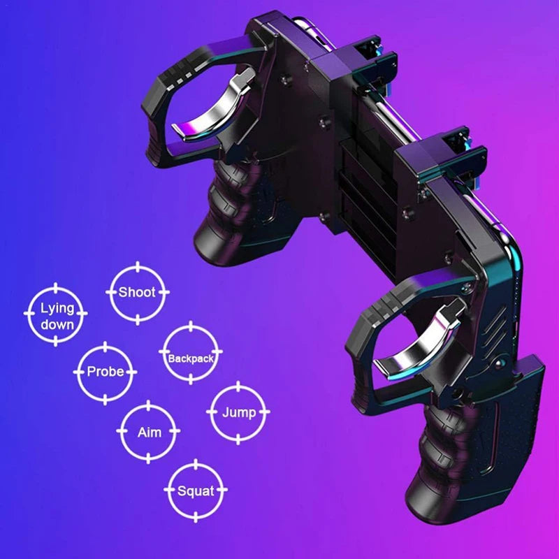Trigger Free Fire PUBG Controller for Cell Phone Gamepad Joystick Android iPhone Control Mobile Game Pad Pugb Smartphone Command Secondary image