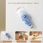 Mini Crocodile Design Bottle Opener for 10ml Oral Liquid Vial Cap Removal Laboratory Pocket Handy Tool