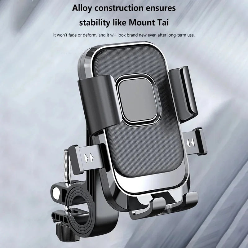 Motorcycles Bicycles Phone Holder Free Rotation Mobile Phone Navigation Bracket For Riding Shockproof For Xiaomi IPhone
