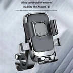 Motorcycles Bicycles Phone Holder Free Rotation Mobile Phone Navigation Bracket For Riding Shockproof For Xiaomi IPhone