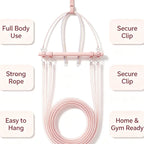 Multifunctional Pilates Bar Kit with Resistance Bands, Portable Home Gym Tool for Back Shaping, Squat & Glute Workout