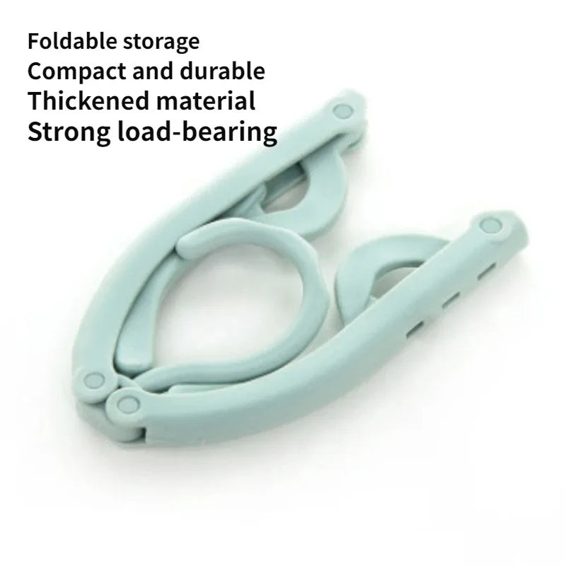 Portable Folding Clothes Hanger Multi-Functional Retractable Design for Outdoor Business Travel And Student Dormitory Use