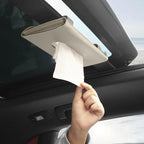 Car Tissue Box Hanging Sun Visor, Backrest Sunroof, Car Drawer Hanging Creative Leather Car Interior Supplies
