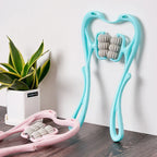 Multifunctional Cervical Neck Massager Manual Clamp with 6 Kneading Balls for Shoulder Back Relaxation