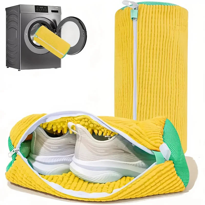 Shoe Washing Machine Bag Reusable for All Shoes Types Cleaner Brush Set Cleaning Sleeves Sneakers and Casual Shoes Ideal Choice