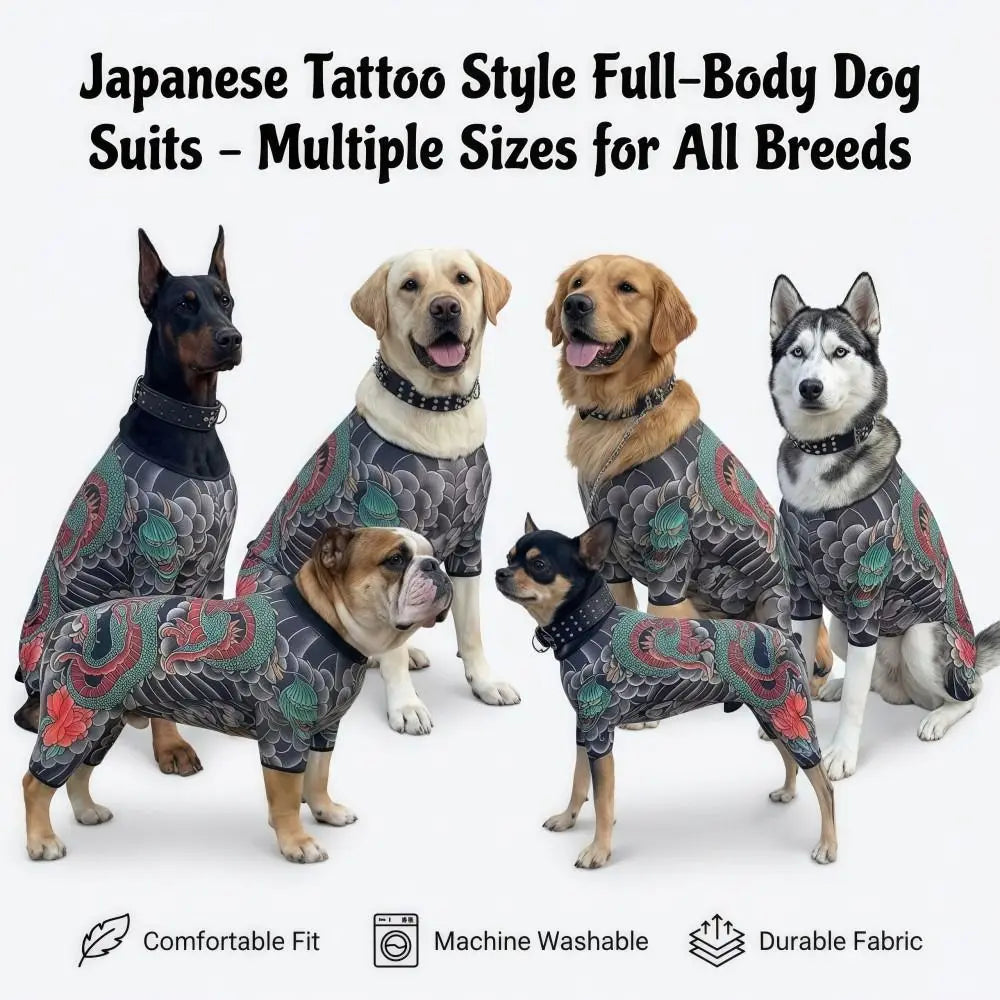 Creativity Four Seasons Dog Cat Tattooed Vest Lifelike Funny Pet Jacket Breathable Cool Pet Clothes For Pet S To 6XL