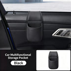 PU Car Door Cup Holder Multifunctional Adhesive Storage Pocket Auto Door Mount Drink Bottle Holder Phone Sundries Storage Bag