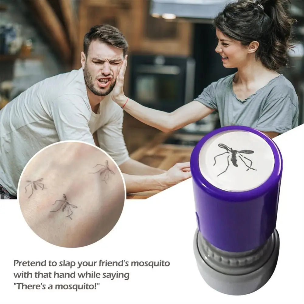 Mosquito Assorted Stamps For Kids Self-ink Stamps Mosquito Stamps Seal Scrapbooking DIY Painting Photo Album Decor Children Toys 副图