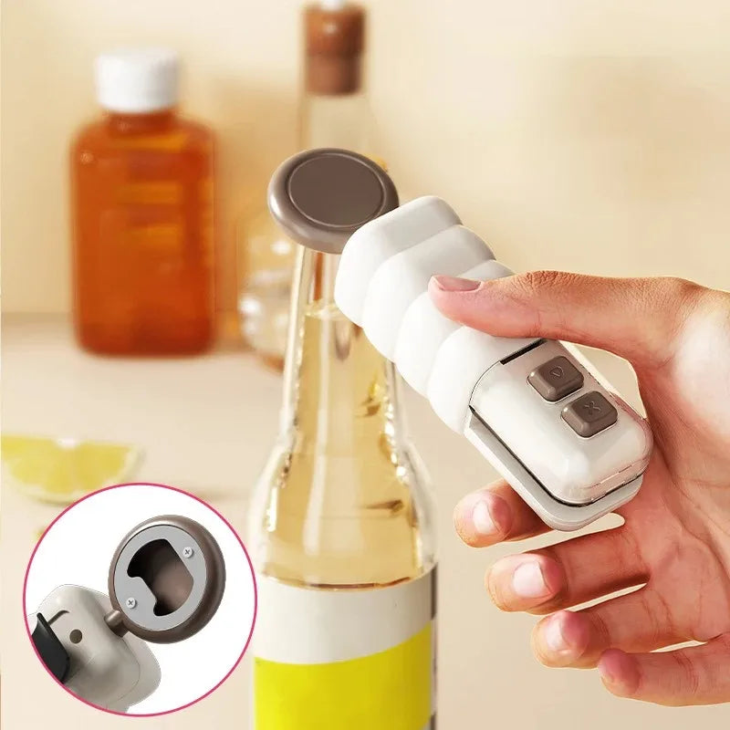 Magnetic Suction Mini Sealing Machine USB Rechargeable Handheld Design Food Sealer Hand Pressed Moisture Protection