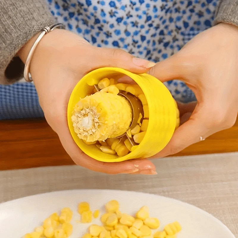 Corn Stripper Peeler Cob Cutter Thresher Corn Stripper Fruit Vegetable Tools Cooking Tools Kitchen Accessories Cob Remover