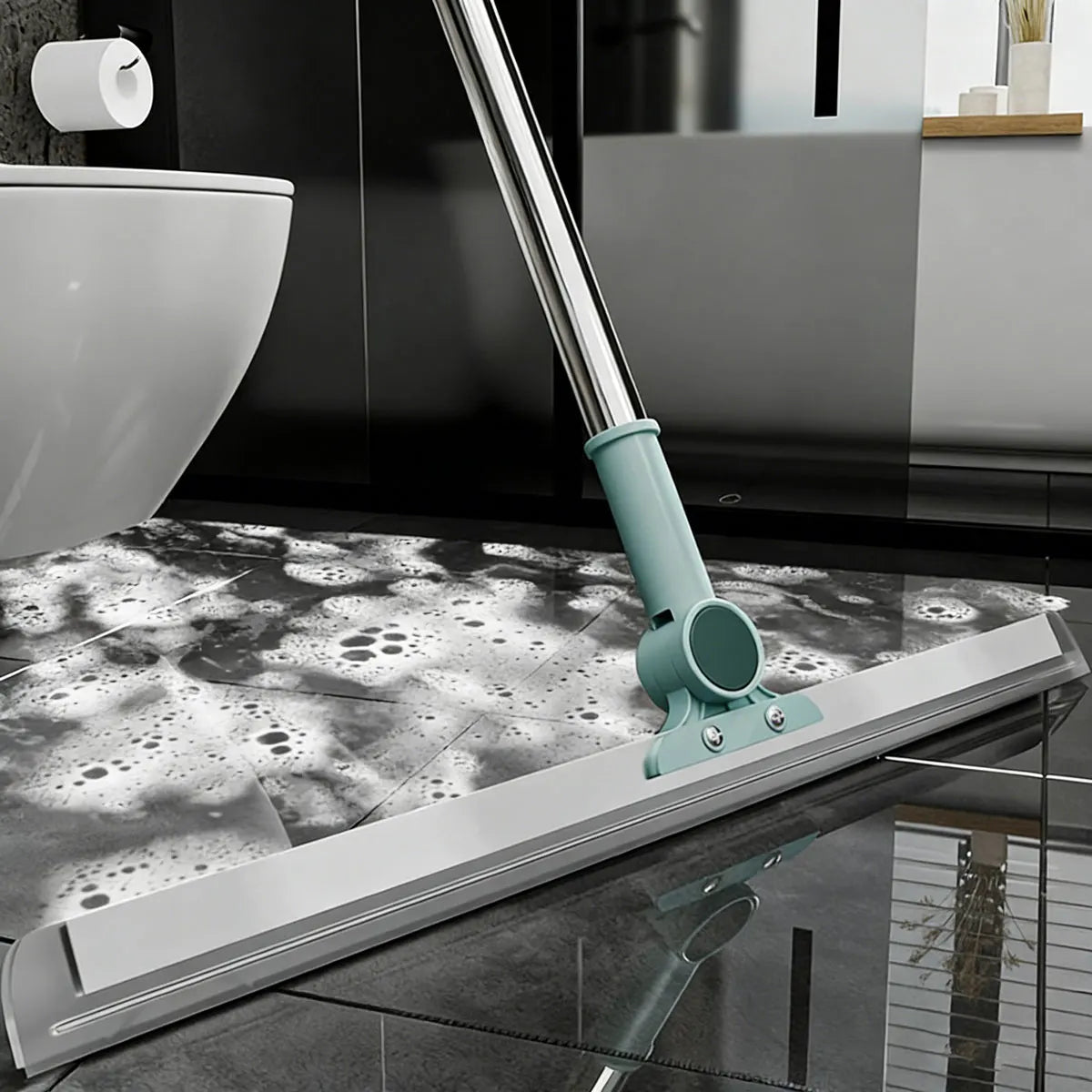 Silicone Scraper Broom Magic Wiper Floor Toilet Bathroom Squeegee Scrubber High Place Glass Wiper Household Cleaning Tools