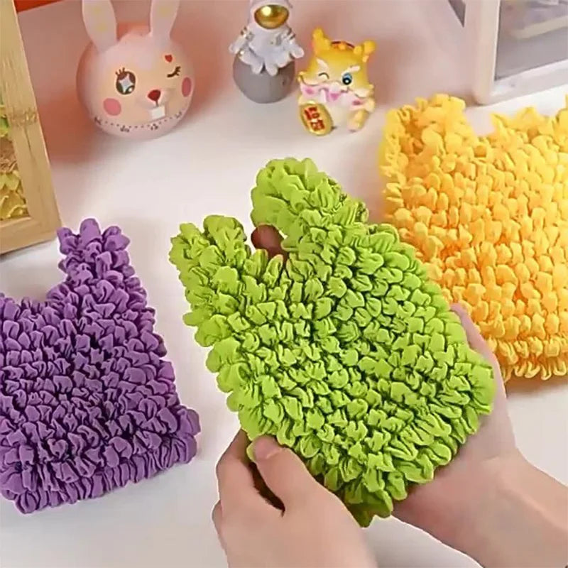 Bubble Puff  Shopping Bag Trendy Magic Expandable  Wrinkle Multi Purpose Large Capacity Elastic