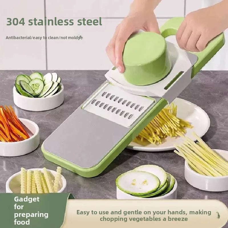 Multifunctional Vegetable Cutting Artifact Kitchen Shredder Vegetable Insert Grater Hand Guard Fruit Knife