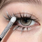 1 Pcs Diamond Silvery Glitter Mascara Long Lasting Sparkling Waterproof Beauty Eyelashes Extension Quick Dry Shimmer Eye Makeup