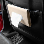 Car Tissue Box Hanging Sun Visor, Backrest Sunroof, Car Drawer Hanging Creative Leather Car Interior Supplies