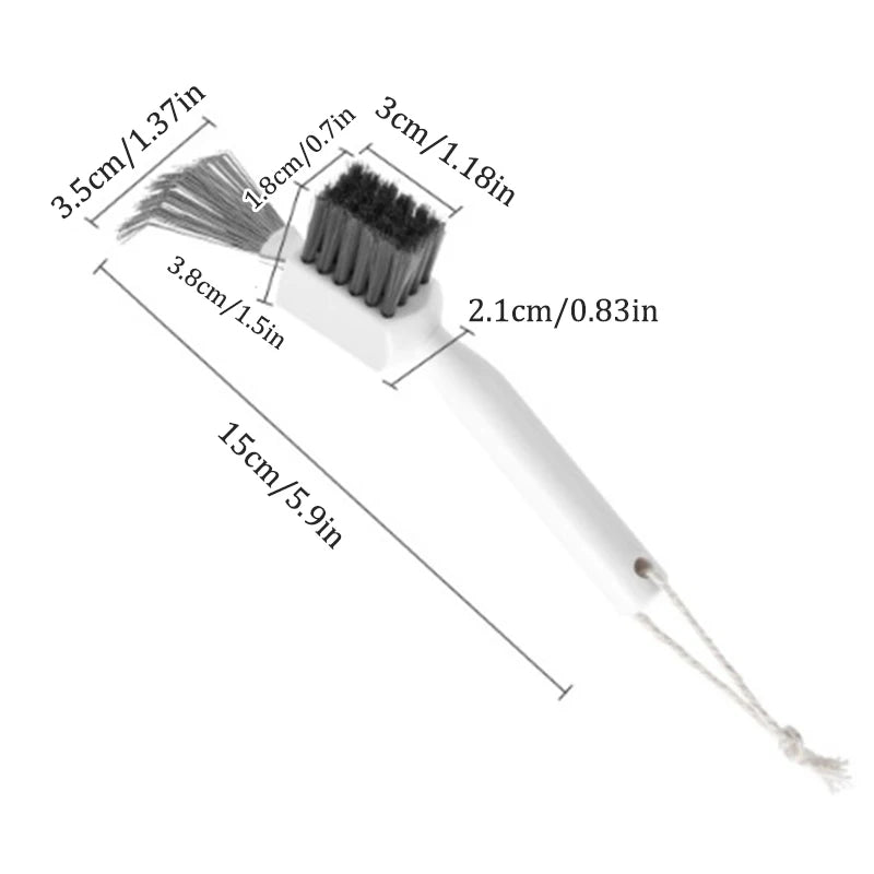 1Pcs Comb Cleaner Delicate Cleaning Hair Brush Comb Cleaning Tools Handle Embeded Tool 2 in1 Airbag-comb Cleaner Edge Brush