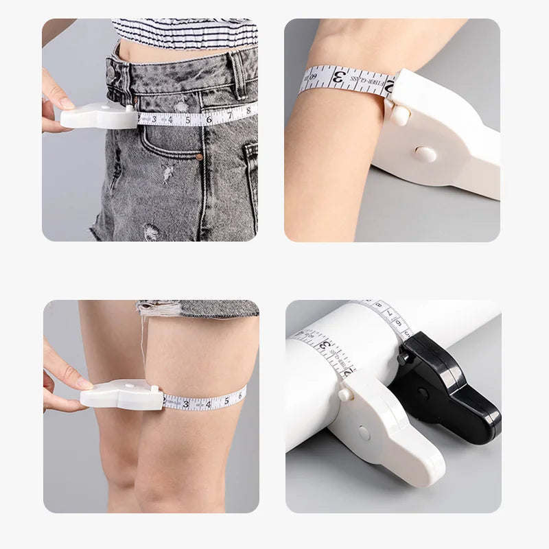 Automatic Telescopic Tape Measure Body Measuring Tape Sewing Ruler Tools Centimeter Tapes For Gym Fitness Arm Muscle Measurement