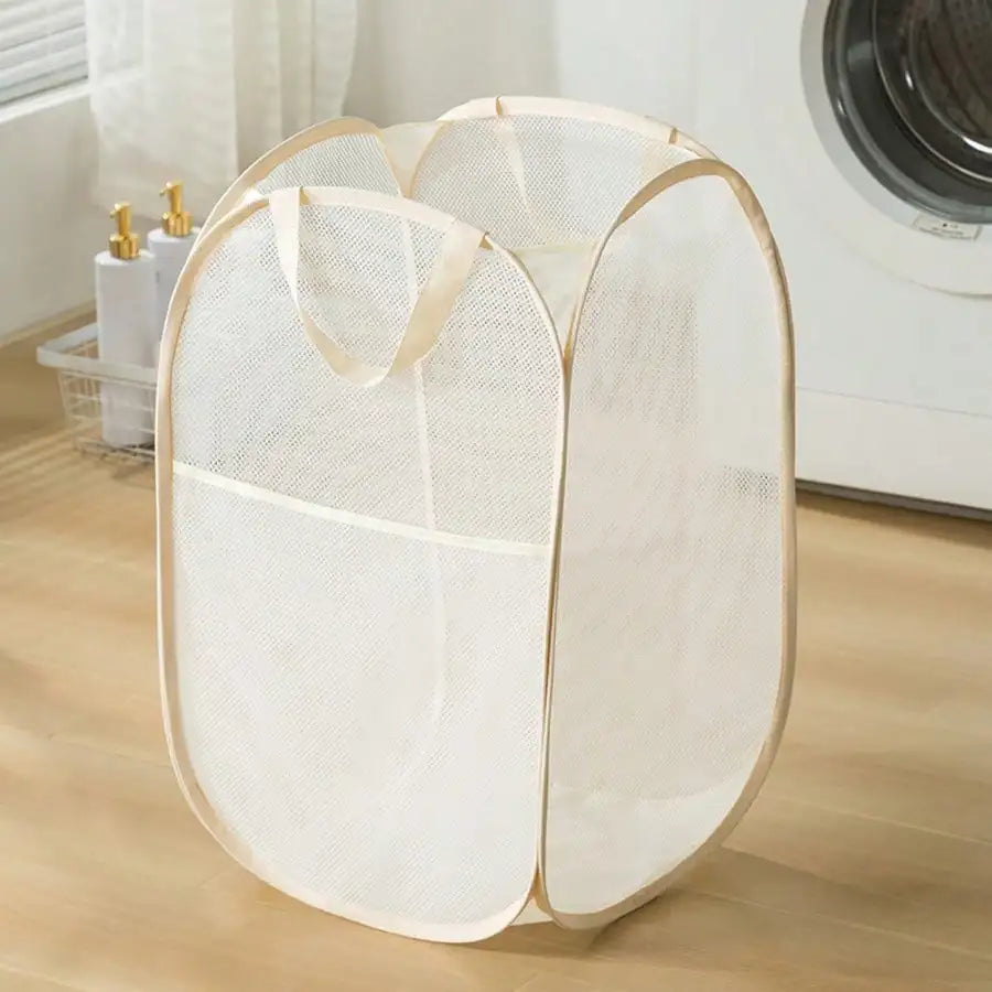 Foldable Dirty Laundry Basket, Open-Top Laundry Hamper, Foldable Storage Basket, Household Laundry Storage Bin, Home Organization and Storage Supplies