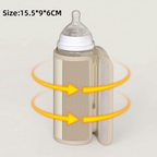 USB Rechargeable Portable Bottle Warmer Constant Temperature Digital Display Breastmilk Heating Sleeve Cordless