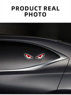 Solar Demon's Eye Car Lights Dynamic Expression Led Light Ambience Lamp Decoration Rechargeable Warning Lamps with Suction Cups