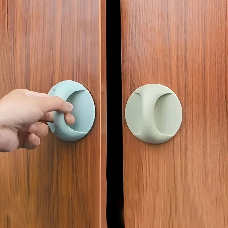 Easy-Install Adhesive Door Handle - Multi-Purpose, No-Drill for Drawers, Wardrobes & Glass Doors