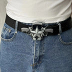 Poker Trendy Metal Belt Buckle Lighter, Men's Belt-integrated Lighter, Smoking Accessory & Gift