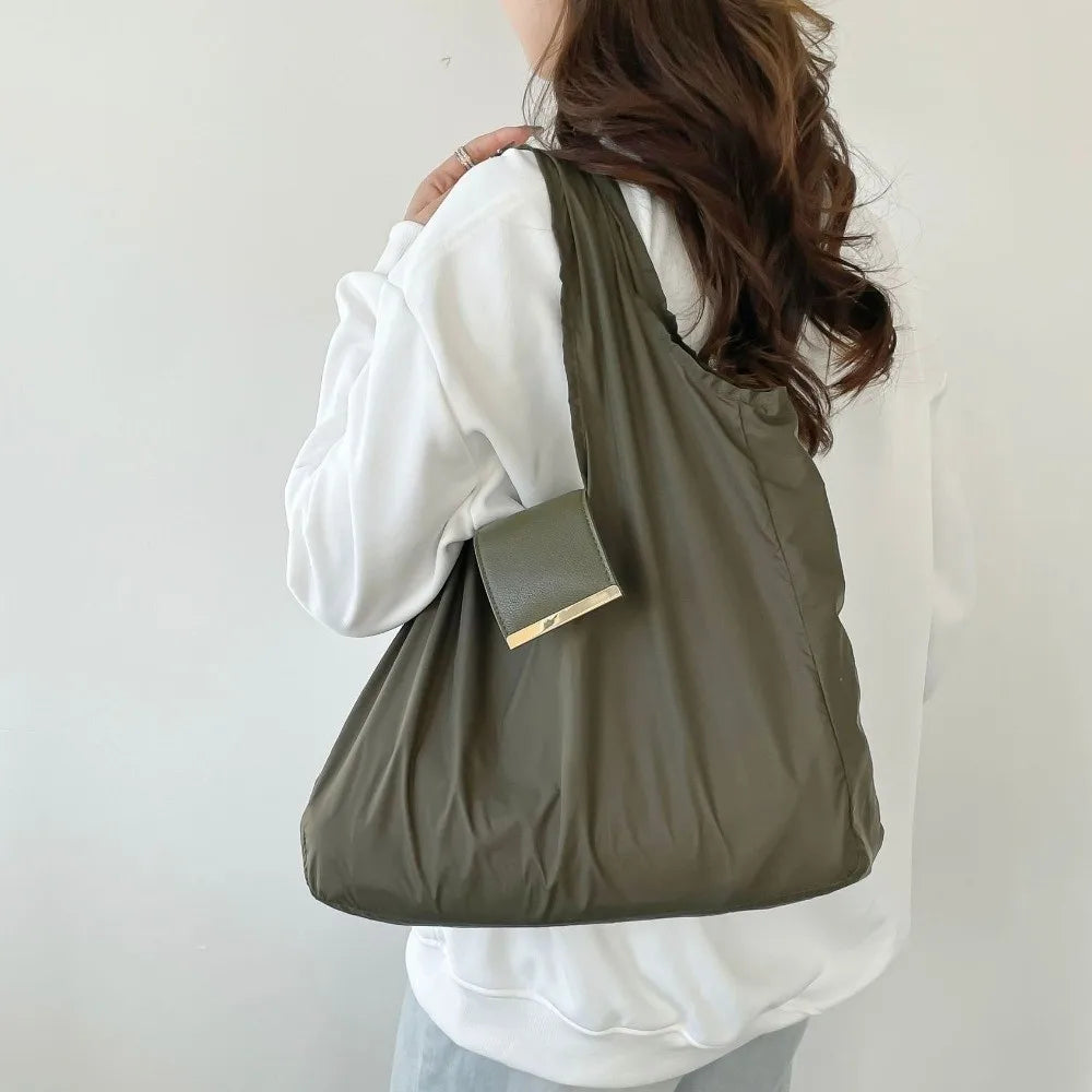 Keychain Storage Bag Foldable Reusable Mini Tote Bag Lightweight Eco-Friendly Foldable Shopping Bag Large Capacity Key Ring Expandable Reusable Bag