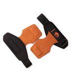 2PC Gym Palm Protector Weightlifting Fitness Glove Stamping Bear Head Lifting Strap for Deadlifts Rowing Pull-Up Various Sports