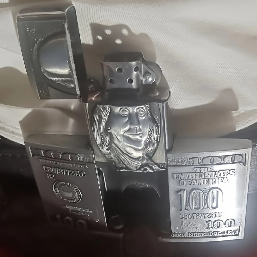 Poker Trendy Metal Belt Buckle Lighter, Men's Belt-integrated Lighter, Smoking Accessory & Gift