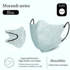 10PCS Fashion Nonwovens Fish Mask Breathable Anti-UV Riding Face Mask Face Veil Unisex
