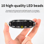 1PC Solar Car Warning Light Adhesive Automotive Warning Lights LED Flashing Light For Vehicles Solar Car Night Lights For Cars