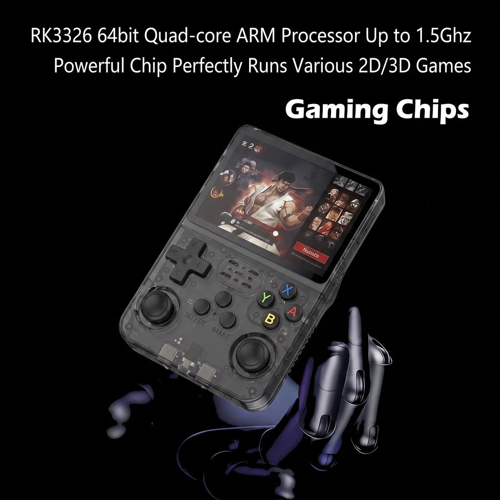 R36S Linux Open Source Retro Handheld Game Console 3.5 Inch 640*480 IPS Screen Plug and Play Built-in 15000+ Classic Games No