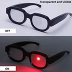 LED Tech Glasses Conan Terminator Personalised Dress Up Spooky Prom Performance Glasses for Halloween Party cosplay