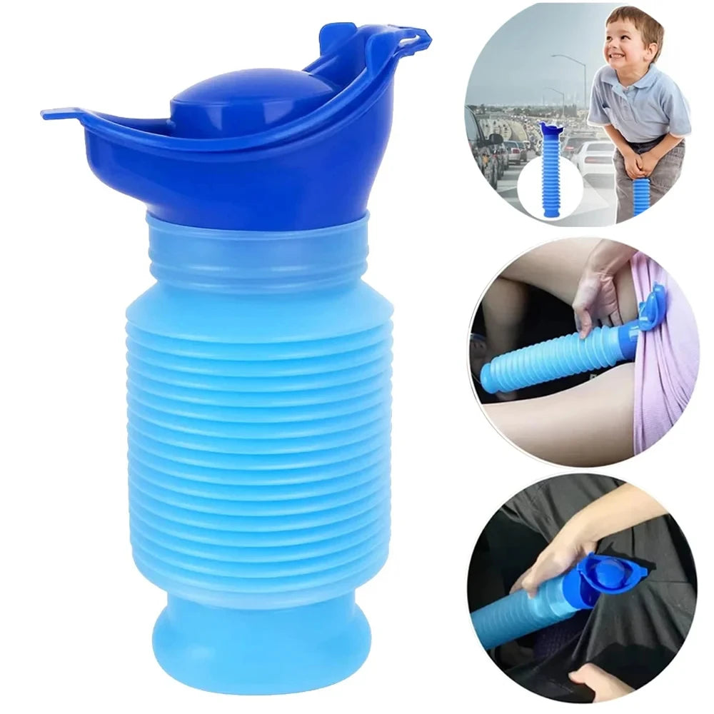 Portable Telescopic Car Urinal for Outdoor Camping Hiking Travel Emergency Squat Free Lightweight Urinal ﻿