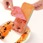 12-Layer Peelable Cleaning Sponge Reusable Microfiber Dish Cloth Highly Absorbent Kitchen Scrub Rag Multi-Purpose Cleaning Pad