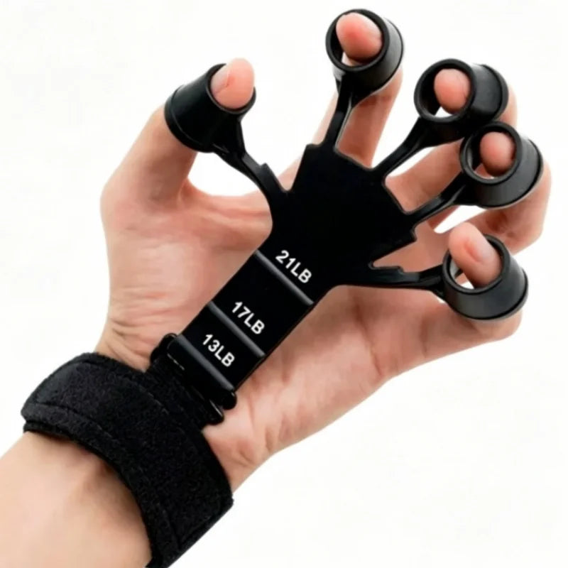 Hand Finger Flexibility Training Gear Portable Five-Prong Wrist Grip Exerciser for Daily Strength Workout मुख्य तस्बिर