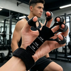 Hand Finger Flexibility Training Gear Portable Five-Prong Wrist Grip Exerciser for Daily Strength Workout