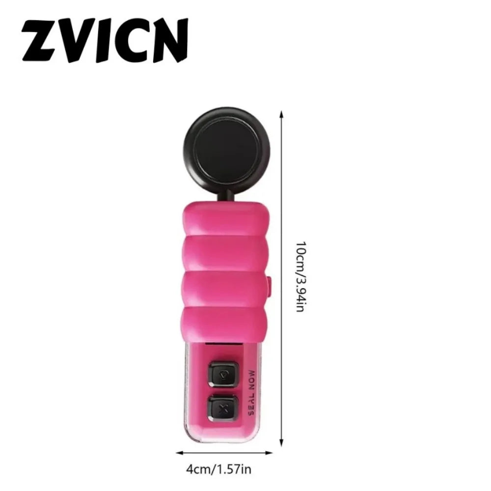 Magnetic Suction Mini Sealing Machine USB Rechargeable Handheld Design Food Sealer Hand Pressed Moisture Protection Main image
