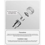 Motorcycle Tire Valve Light Rim Strobe Warning Wheel Lamp Flashing Vibration Activated Waterproof Decorative for Car E-Scooter