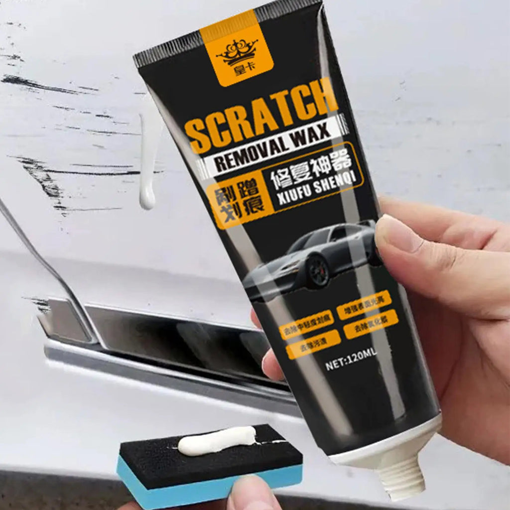 Car paint scratch remover and repair wax 120ml Remove Surfaces Scratches Repair Wax with Sponge Deep Scratch Repair Agent