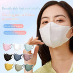 10PCS Fashion Nonwovens Fish Mask Breathable Anti-UV Riding Face Mask Face Veil Unisex