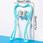 Multifunctional Cervical Neck Massager Manual Clamp with 6 Kneading Balls for Shoulder Back Relaxation