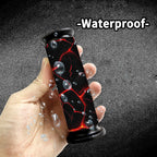 2PCS Crack Motorcycle Grip Stickers Diamond Pattern Waterproof Anti Slip Stickers for Modified Electric Bicycles and Scooters