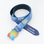 Windows7 Vintage Belt Retro Desktop UI Printed Pin Buckle Belt PU Casual Waist Strap for Men Women Y2K Denim Streetwear Nerd Style Accessory