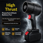 Powerful Air Blower Turbo Fan with Thrust 550g to Cleaning Fallen Leaves, Snow and Sand Requires【SMQ】