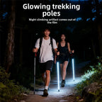 Luminous LED Lighted Hiking Trekking Pole Ultralight Portable Professional Night Climbing Outdoor Equipment