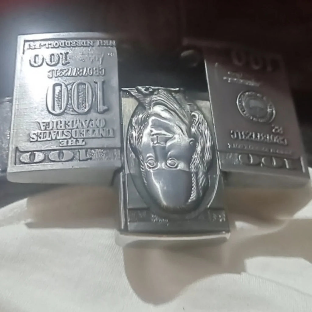 Poker Trendy Metal Belt Buckle Lighter, Men's Belt-integrated Lighter, Smoking Accessory & Gift