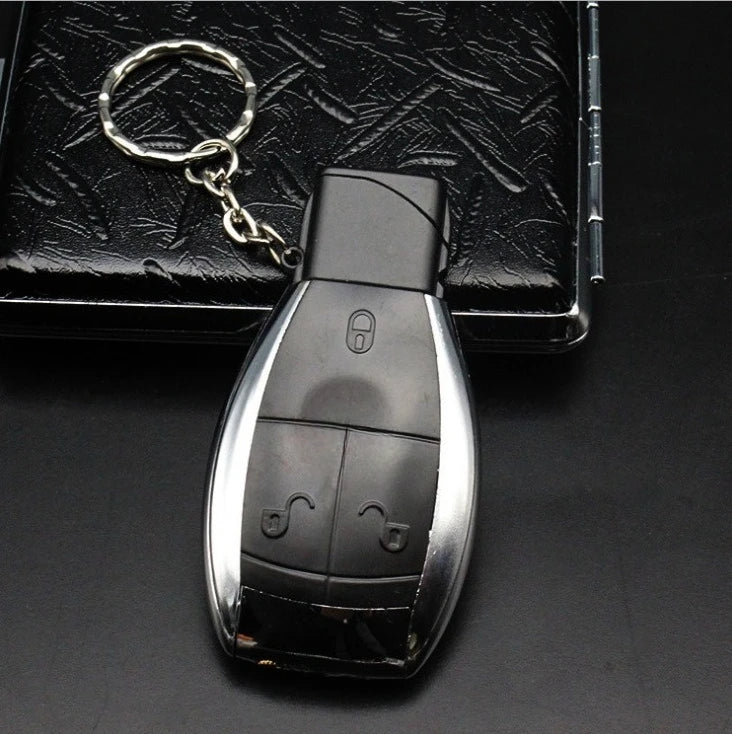 Creative Car Key Pendant Butane Gas Lighter Personalized Fashion Quirky Cool Gifts for Boyfriends