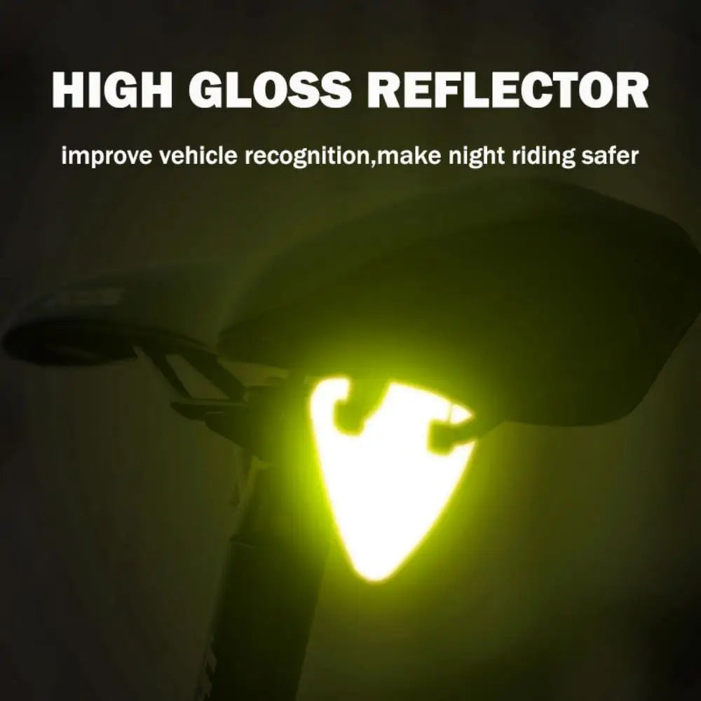 Bicycle Reflector Road Bicycle Hanging Reflector Ultralight TPU MTB Reflective Triangle Warning Board Bikes Accessories